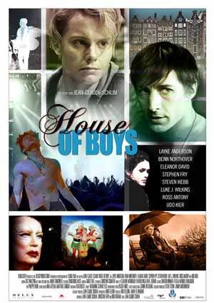 Film Poster HOUSE OF BOYS von Regisseur Jean-Claude Schlim mit Udo Kier, Ross Antony, Stephen Fry