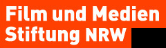 Logo Film- und Medienstiftung NRW, orange