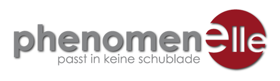 Logo phenomenelle, passt in keine Schublade