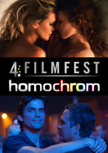 Poster Plakat des 4. Filmfest homochrom in Köln/Cologne und Dortmund, 2014