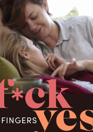 Film Poster F*ck Yes - Fingers von Emily Best