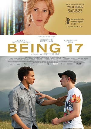 Film Poster MIT SIEBZEHN – BEING 17 – QUAND ON A 17 ANS von André Téchiné und Céline Sciamma, mit  Sandrine Kiberlain, Kacey Mottet Klein, Corentin Fila