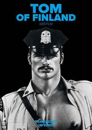 Film Poster TOM OF FINLAND von Dome Karukoski mit Jakob Oftebro, Werner Daehn und Pekka Strang