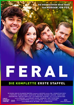 Film Still FERAL - erste Staffel von Morgan Jon Fox; mit Jordan Nichols, Seth Daniel Rabinowitz, Leah Beth Bolton, Chase Brother, Ryan Masson, Jacob Rickert, Tristan M. Garner, Tristan Andre Parks, Joseph Carr, Brantley Ellzey