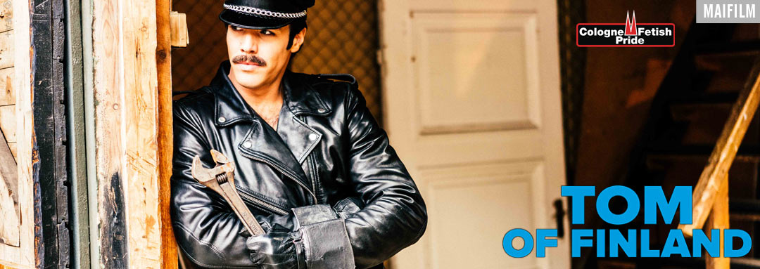 Film Slider TOM OF FINLAND von Dome Karukoski mit Jakob Oftebro, Werner Daehn und Pekka Strang