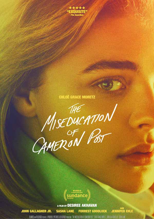 Film Poster THE MISEDUCATION OF CAMERON POST von Regisseurin, Ko-Autorin und ausführender Produzentin Desiree Akhavan aus USA, 2018, mit Chloë Grace Moretz