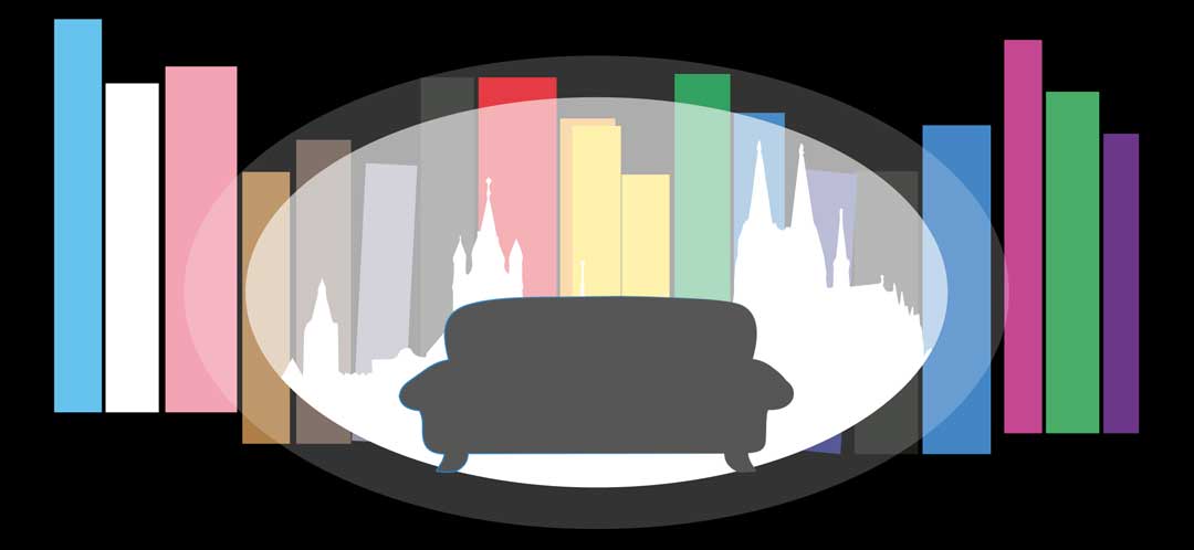 Logo Couchgespräche, Zeitzeugen- und Zeitzeuginnen-Projekt in Köln