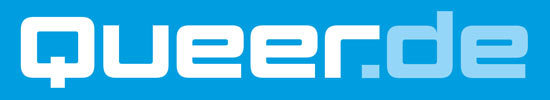 Logo von Queer.de – das LGBTI-Onlinemedium
