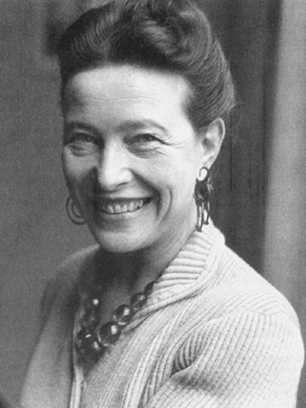 Foto von Autorin Simone de Beauvoir, Roman Die Unzertrennlichen, 2. Litfest homochrom in Köln