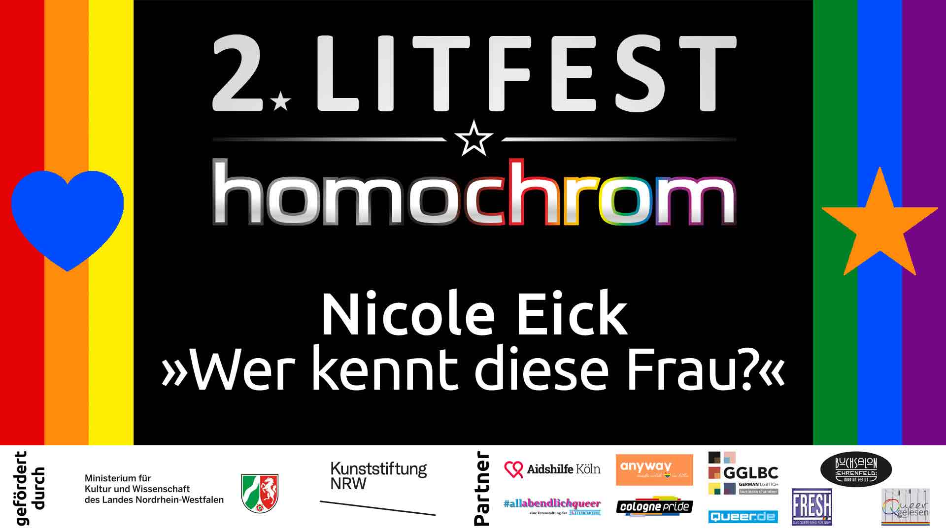 Youtube Video, Nicole Eick, 2. Litfest homochrom