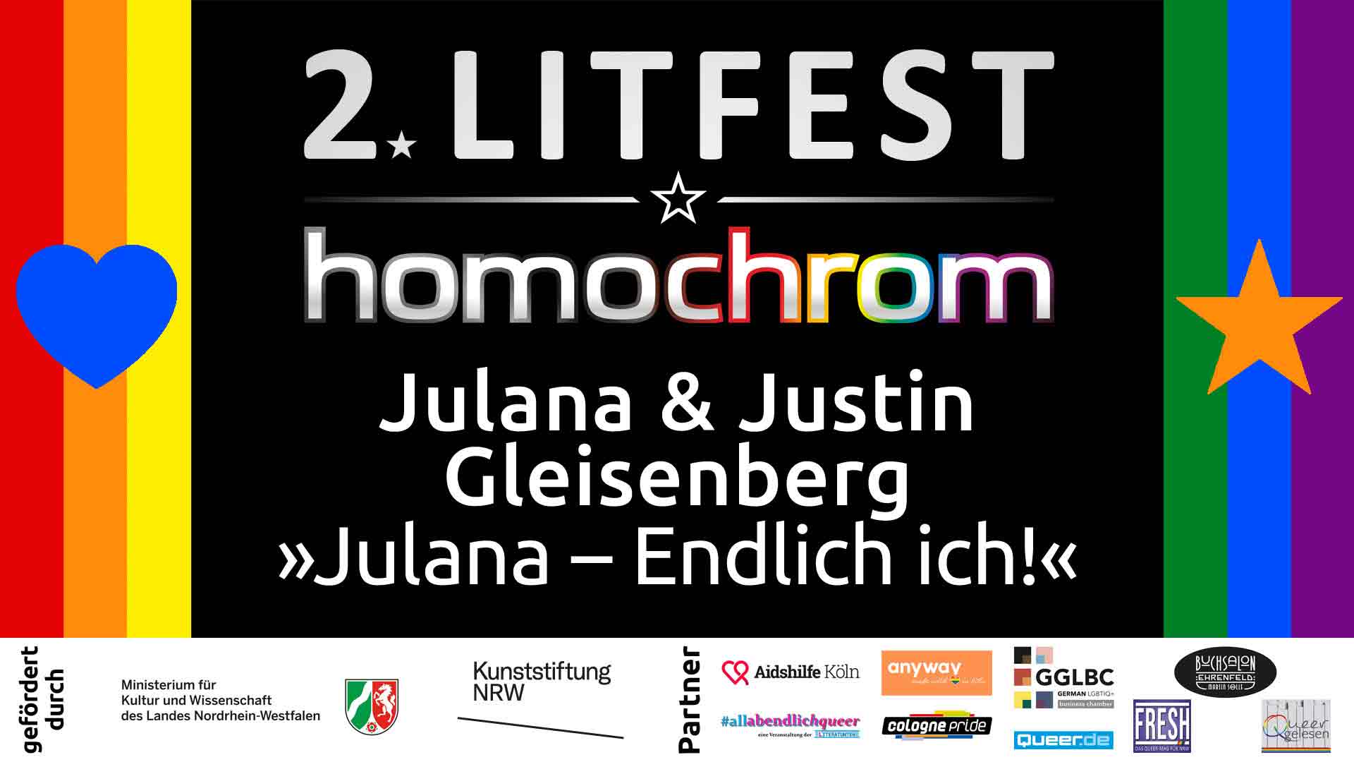 Youtube Video, Julana Gleisenberg, Justin Gleisenberg, 2. Litfest homochrom