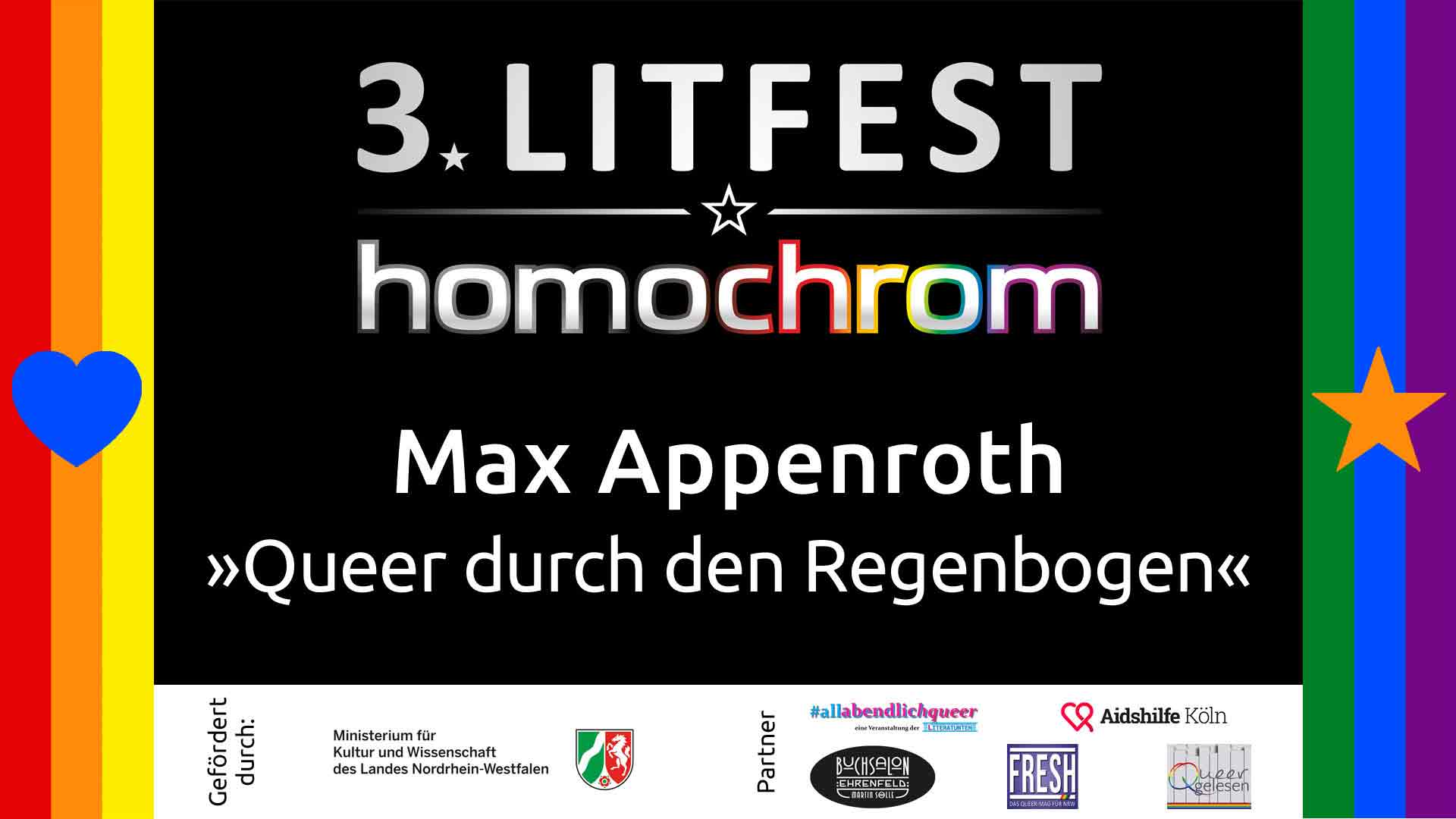 Lese-Video, Max Appenroth, 3. Litfest homochrom