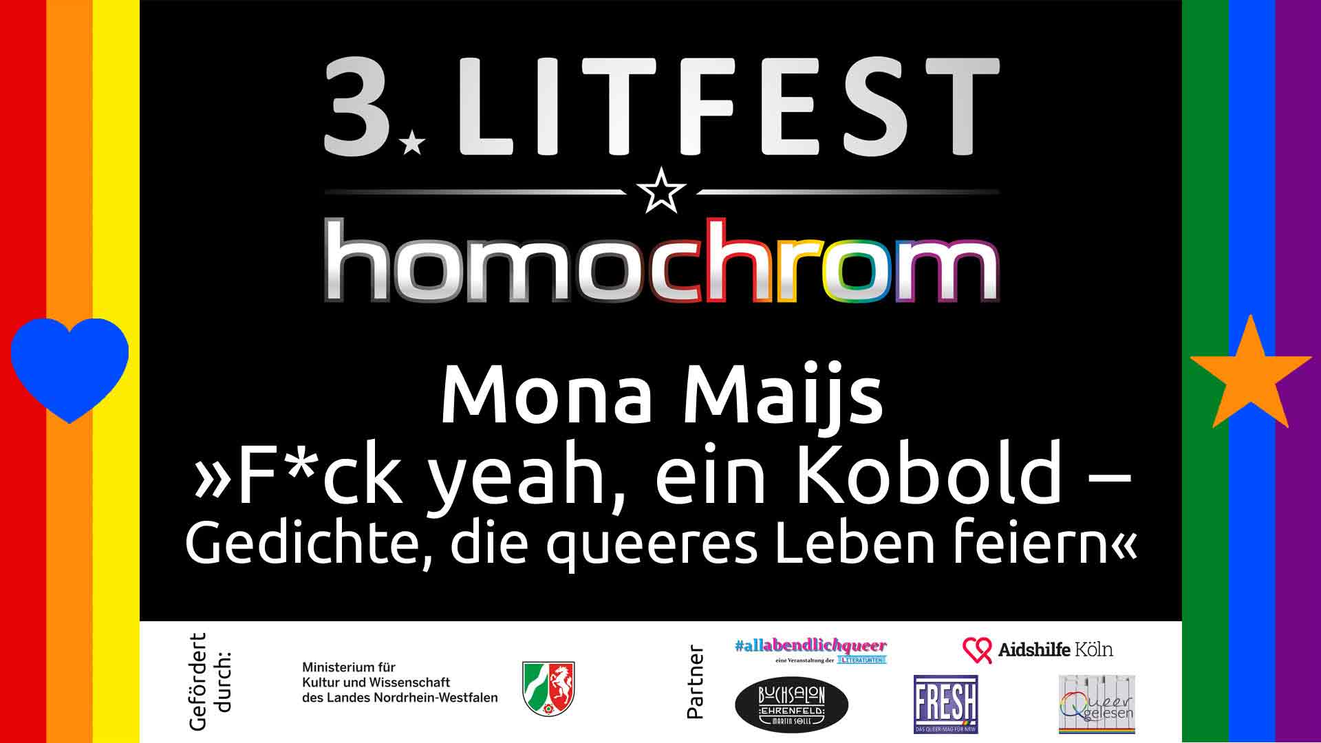 Lese-Video, Mona Maijs, 3. Litfest homochrom