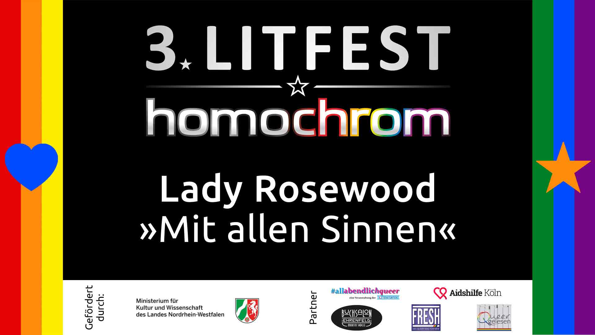 Lese-Video, Lady Rosewood, 3. Litfest homochrom