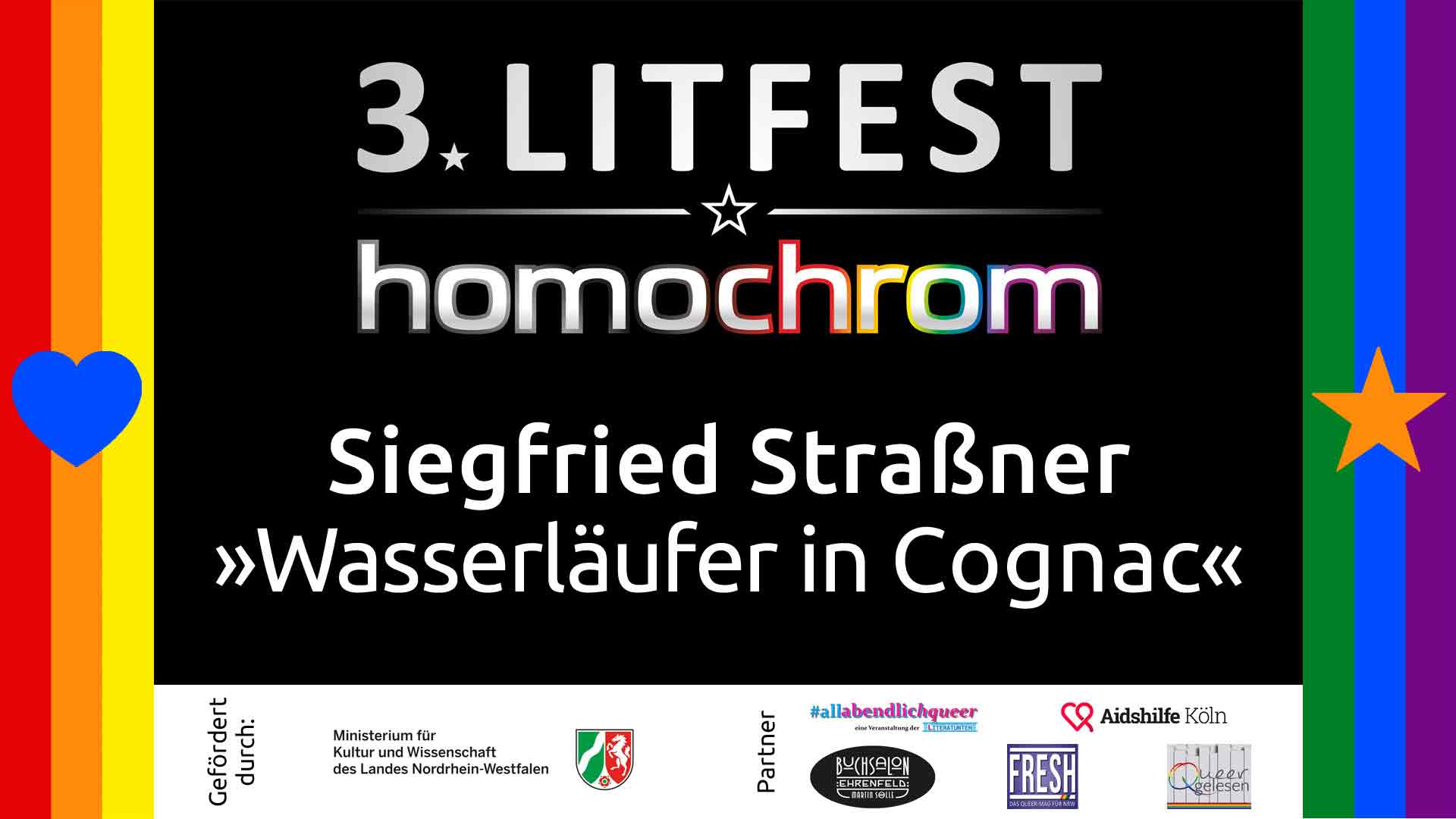 Lese-Video, Siegfried Straßner, 3. Litfest homochrom